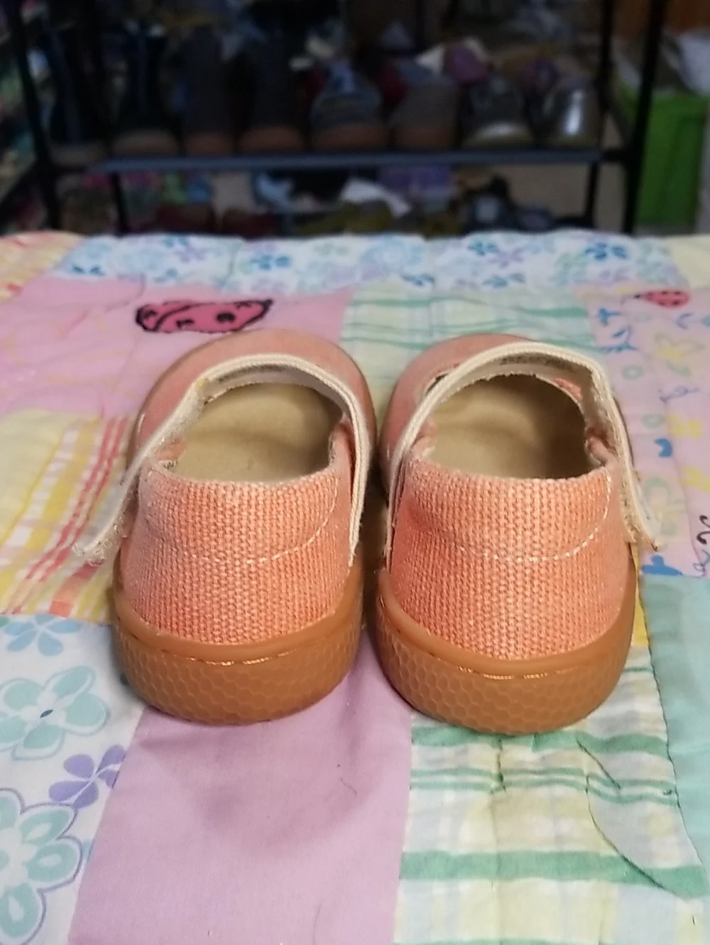 Livie & Luca Peach Carta II Mary Jane  Size 5